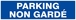 PARKING NON GARDE 200x52mm TALIAPLAST - 620646