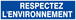 RESPECTEZ L' ENVIRONNEMENT 200x52mm TALIAPLAST - 620649