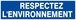 RESPECTEZ L' ENVIRONNEMENT 200x52mm TALIAPLAST - 620649
