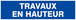 TRAVAUX EN HAUTEUR 200x52mm TALIAPLAST - 620650