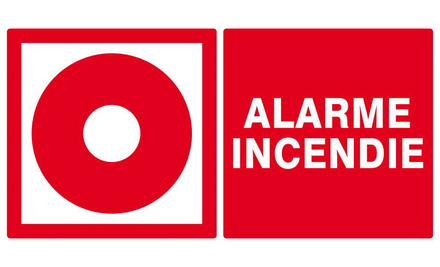 ALARME INCENDIE 330x200mm TALIAPLAST - 621106