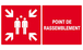 POINT DE RASSEMBLEMENT (INCENDIE) 330x200mm TALIAPLAST - 621111