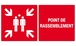 POINT DE RASSEMBLEMENT (INCENDIE) 330x200mm TALIAPLAST - 621111