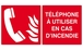TELEPHONE A UTILISER EN CAS D'INCENDIE 330x200mm TALIAPLAST - 621126