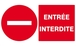 ENTREE INTERDITE 330x200mm TALIAPLAST - 621225