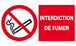 INTERDICTION DE FUMER 330x200mm TALIAPLAST - 621236