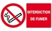 INTERDICTION DE FUMER 330x200mm TALIAPLAST - 621236