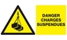 DANGER, CHARGES SUSPENDUES 330x200mm TALIAPLAST - 621307