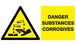 DANGER, SUBSTANCES CORROSIVES 330x200mm TALIAPLAST - 621309