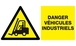 DANGER VEHICULES INDUSTRIELS 330x200mm TALIAPLAST - 621310