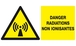 DANGER, RADIATIONS NON IONISANTES 330x200mm TALIAPLAST - 621315
