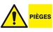 DANGER PIEGES 330x200mm TALIAPLAST - 621321