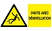 DANGER, CHUTE AVEC DENIVELLATION 330x200mm TALIAPLAST - 621327