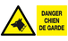 DANGER, CHIEN DE GARDE 330x200mm TALIAPLAST - 621330