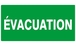 EVACUATION 330x200mm TALIAPLAST - 621403