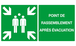 POINT DE RASSEMBLEMENT APRES EVACUATION 330x200mm TALIAPLAST - 621406