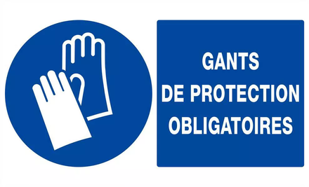 GANTS DE PROTECTION OBLIGATOIRES 330x200mm TALIAPLAST - 621517