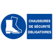 CHAUSSURES DE SECURITE OBLIGATOIRES 330x200mm TALIAPLAST - 621518