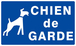 Panneau rigide CHIEN DE GARDE 330x200mm TALIAPLAST - 621603