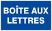 Panneau rigide BOITE AUX LETTRES 330x200mm TALIAPLAST - 621609