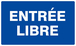 ENTREE LIBRE 330x200mm TALIAPLAST - 621615