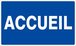 Panneau rigide ACCUEIL 330x200mm TALIAPLAST - 621623