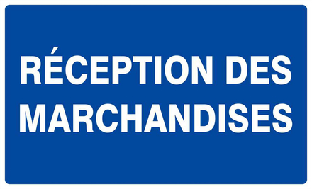 RECEPTION DES MARCHANDISES 330x200mm TALIAPLAST - 621625