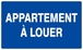 Panneau rigide APPARTEMENT A LOUER 330x200mm TALIAPLAST - 621636