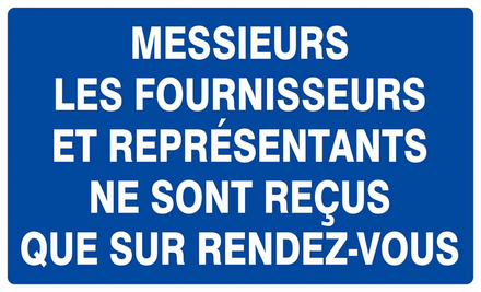 FOURNISSEURS & REPRESENTANTS RECUS SUR R.D.V 330x200mm TALIAPLAST - 621638