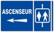 ASCENSEUR FLECHE A GAUCHE 330x200mm TALIAPLAST - 621639