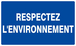 RESPECTEZ L'ENVIRONNEMENT 330x200mm TALIAPLAST - 621649