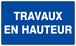 Panneau rigide TRAVAUX EN HAUTEUR 330x200mm TALIAPLAST - 621650