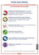 Signalétique COVID-19 Les consignes de nettoyage pour se proteger (covid-19) TALIAPLAST - 621905
