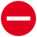 Panneau rigide SENS INTERDIT D.300mm TALIAPLAST - 622210