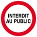 INTERDIT AU PUBLIC D.300mm TALIAPLAST - 622218