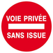 VOIE PRIVEE SANS ISSUE D.300mm TALIAPLAST - 622221