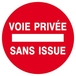 VOIE PRIVEE SANS ISSUE D.300mm TALIAPLAST - 622221