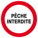 Panneau rigide PECHE INTERDITE D.300mm TALIAPLAST - 622232
