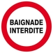 Panneau rigide BAIGNADE INTERDITE D.300mm TALIAPLAST - 622236
