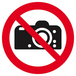 INTERDICTION DE PHOTOGRAPHIER D.300mm TALIAPLAST - 622251