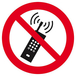 INTERDICTION D'ACTIVER DES TELEPHONES MOBILES D.300mm TALIAPLAST - 622255