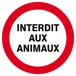 INTERDIT AUX ANIMAUX D.300mm TALIAPLAST - 622258