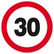 INTERDIT DE ROULER A PLUS DE 30 KM/H D.300mm TALIAPLAST - 622262
