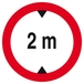 INTERDIT AUX VEHICULES DE PLUS DE 2.00M DE HAUT D.300mm TALIAPLAST - 622274