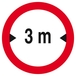 INTERDIT AUX VEHICULES DE PLUS DE 3.00M DE LARGE D300mm TALIAPLAST - 622280