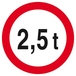 INTERDIT AUX PLUS DE +2.5 TONNES D.300mm TALIAPLAST - 622282