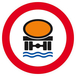 Panneau rigide INTERDIT TRANSPORT PROD. POLLUANTS LES EAUX D.300mm TALIAPLAST - 622286