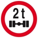 Panneau rigide INTERDIT VEHICULES PESANT S/UN ESSIEU + DE 2 T. D.300mm TALIAPLAST - 622288