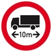INTERDIT AUX VEHICULES DE PLUS DE 10M DE LONG D.300mm TALIAPLAST - 622289