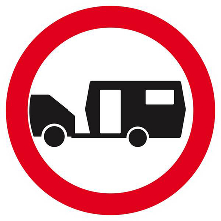 INTERDIT AUX CARAVANES D.300mm TALIAPLAST - 622290